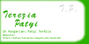 terezia patyi business card